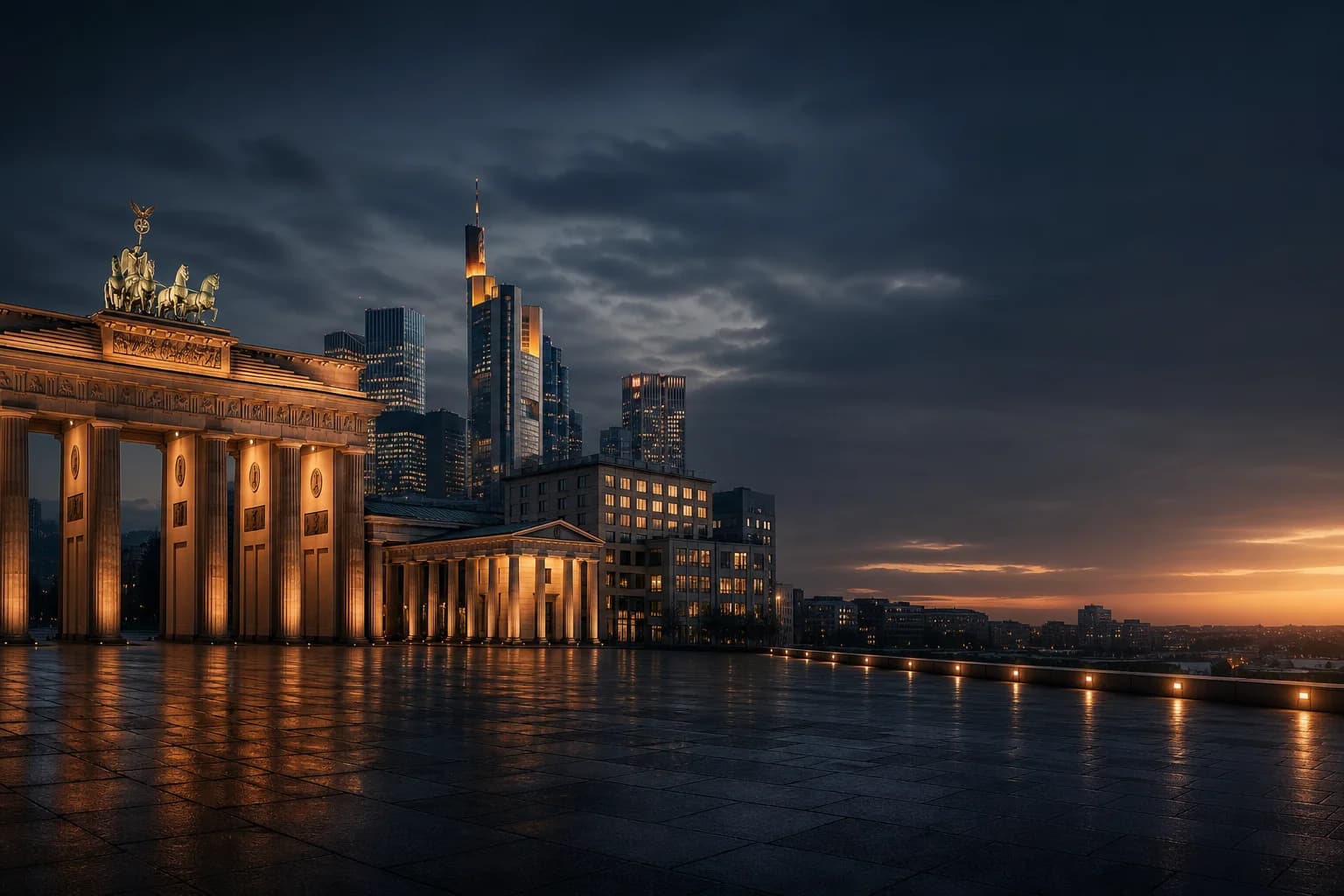 Diorama de Berlin et Francfort pour la gestion de patrimoine France–Allemagne