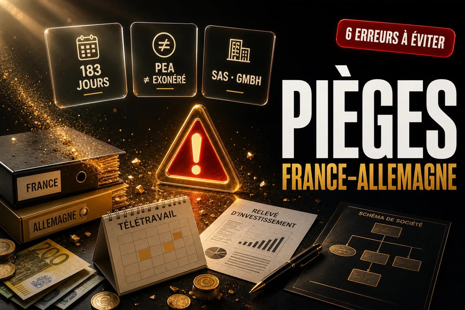 Six pièges fiscaux et patrimoniaux France–Allemagne