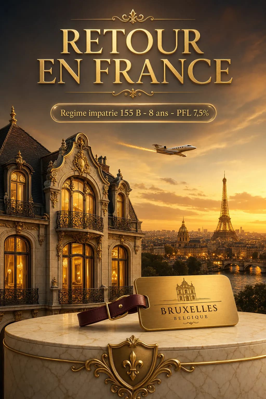 Régime impatrié article 155 B CGI : préparer son retour en France après une expatriation en Belgique