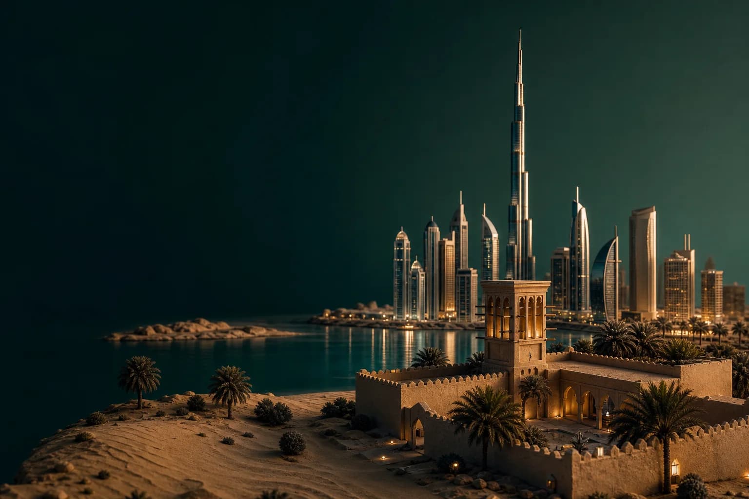 Cabinet de gestion de patrimoine pour expatriés français aux Émirats arabes unis — Burj Khalifa Dubaï, DIFC, convention France-EAU 1989