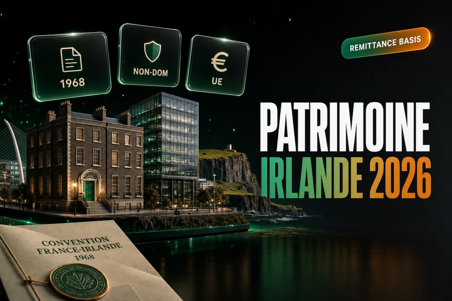 Conseil en gestion de patrimoine pour expatriés français en Irlande — Dublin, Cork, Galway, Limerick