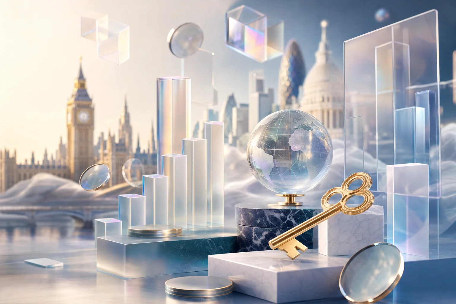 Skyline de Londres — gestion de patrimoine pour expatriés français au Royaume-Uni