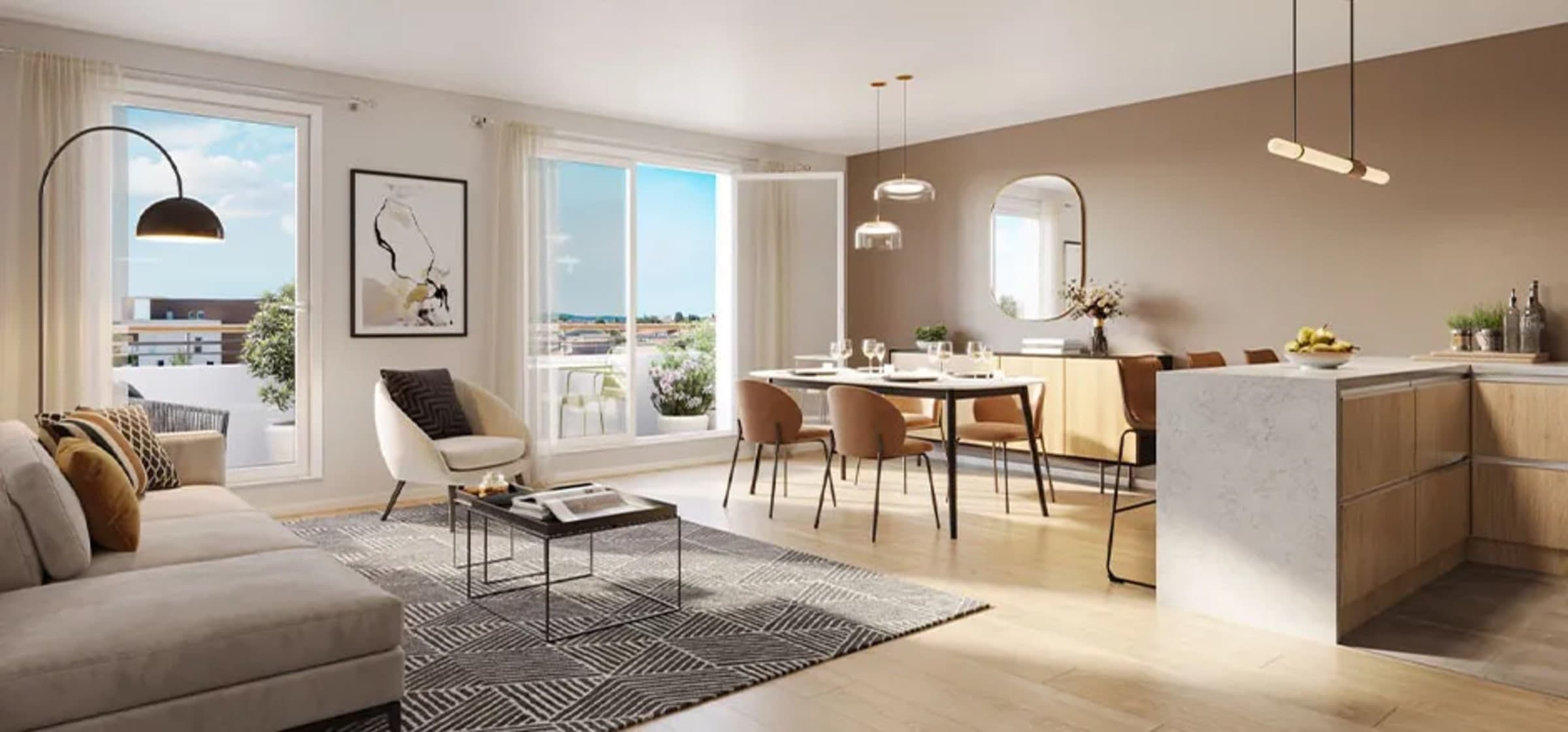 ATELIA (JEANBRUN) — programme immobilier neuf à Mantes-la-Ville, photo 2