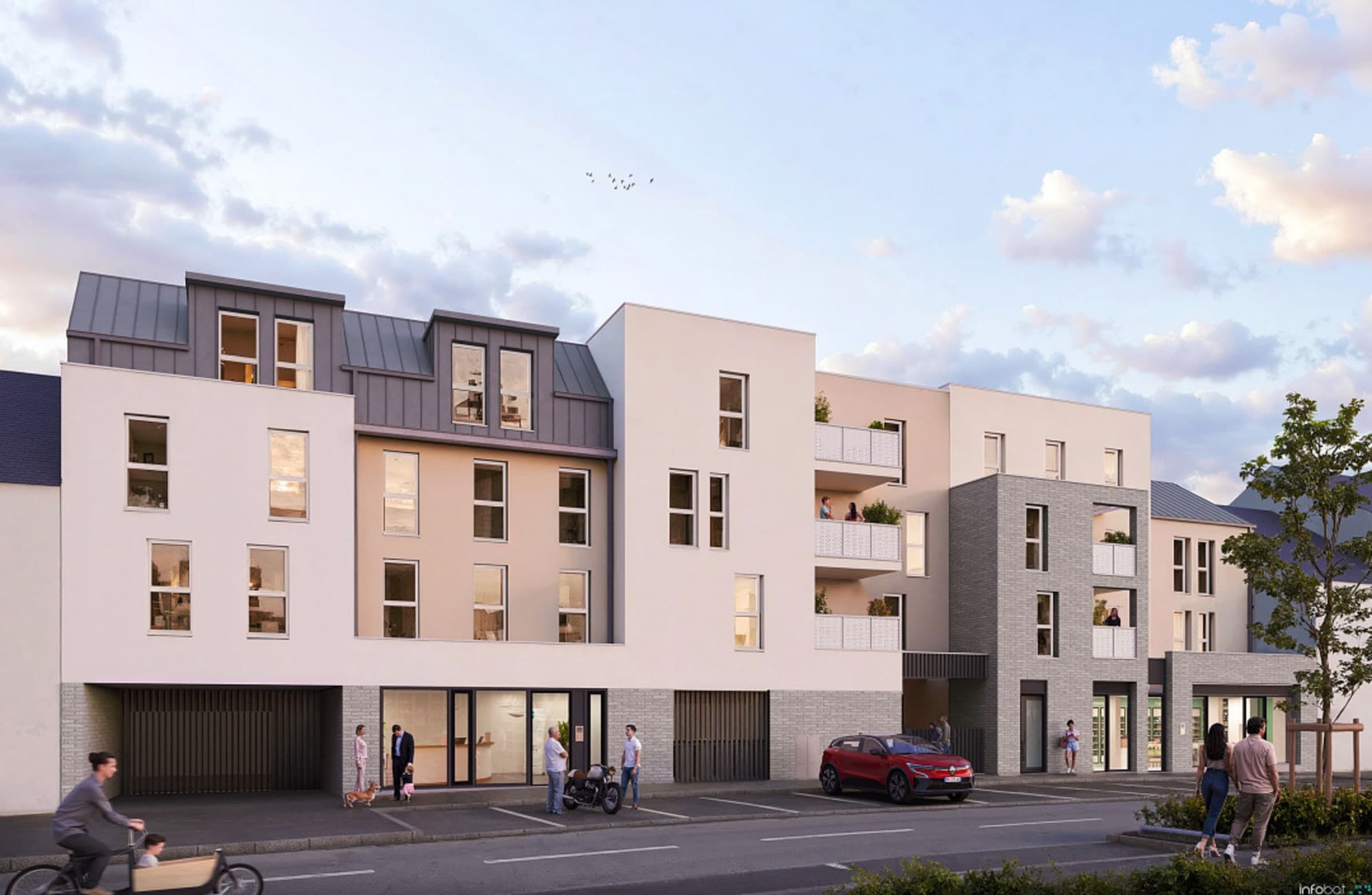 CARRÉ BEAUVOIR — programme immobilier neuf à Bouguenais, photo 2