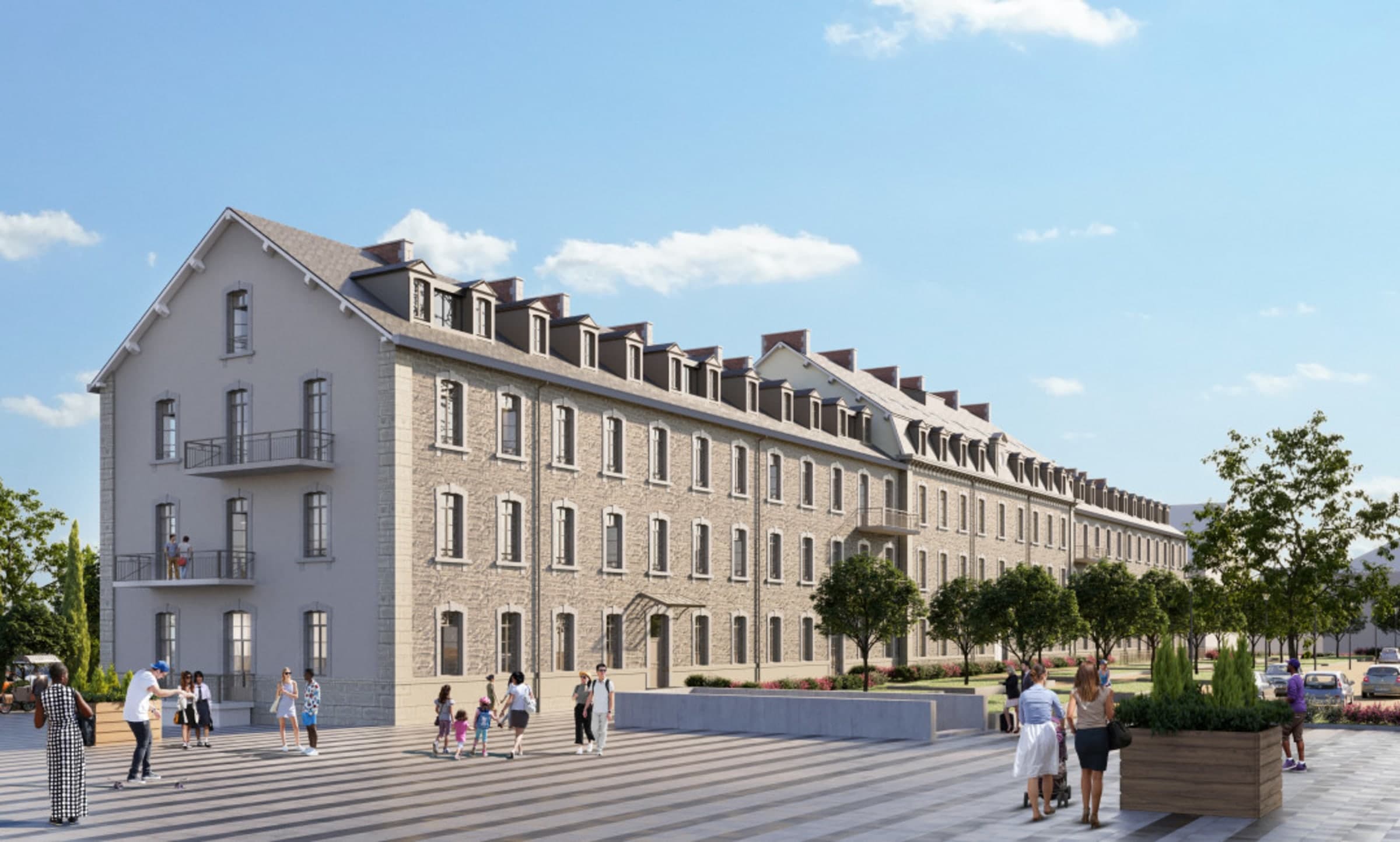CASERNE BEAUMANOIR - Aile Est — programme immobilier neuf à Dinan, photo 2