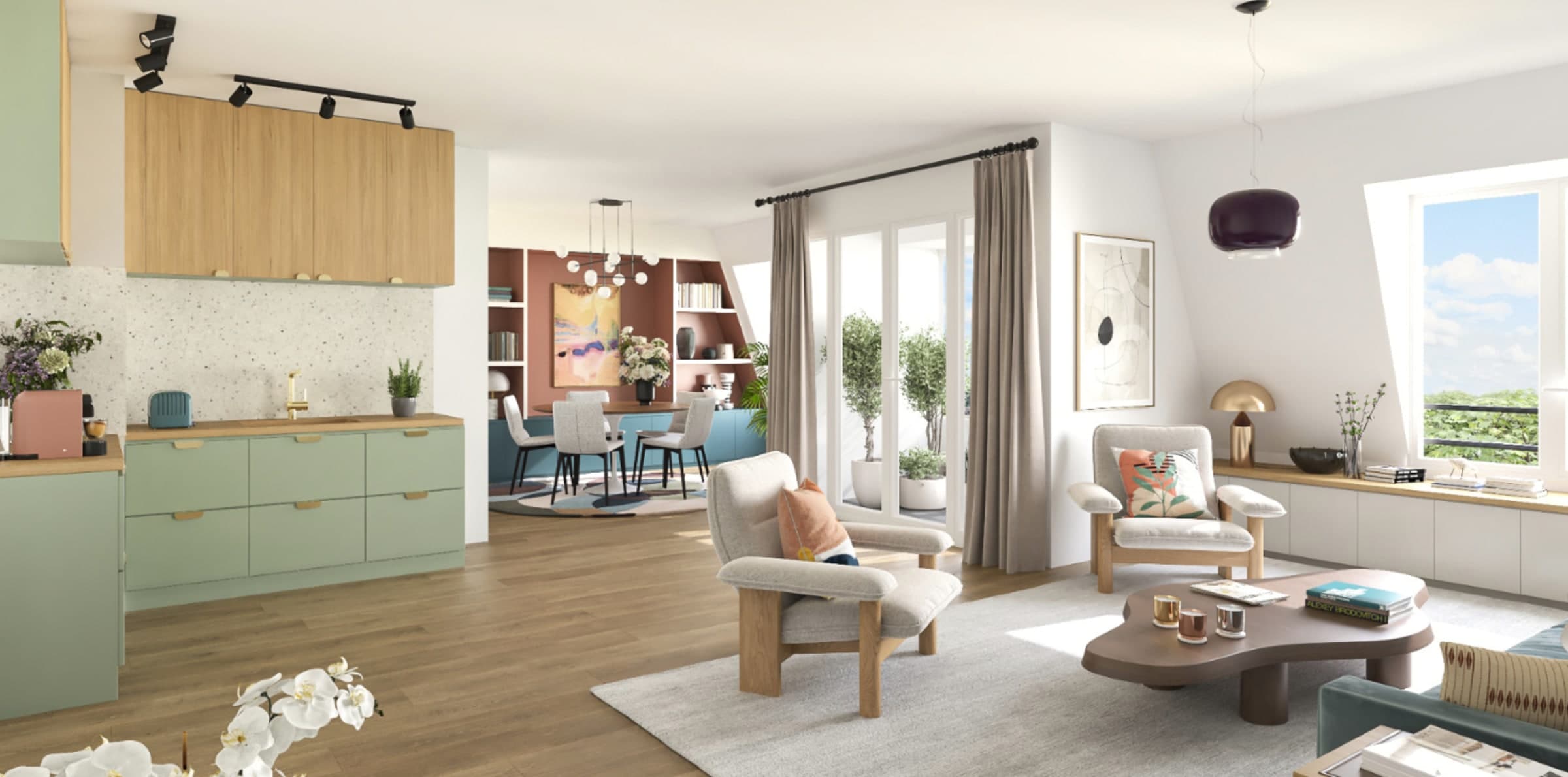 Clos Des Bleuets — programme immobilier neuf à Beauchamp, photo 2