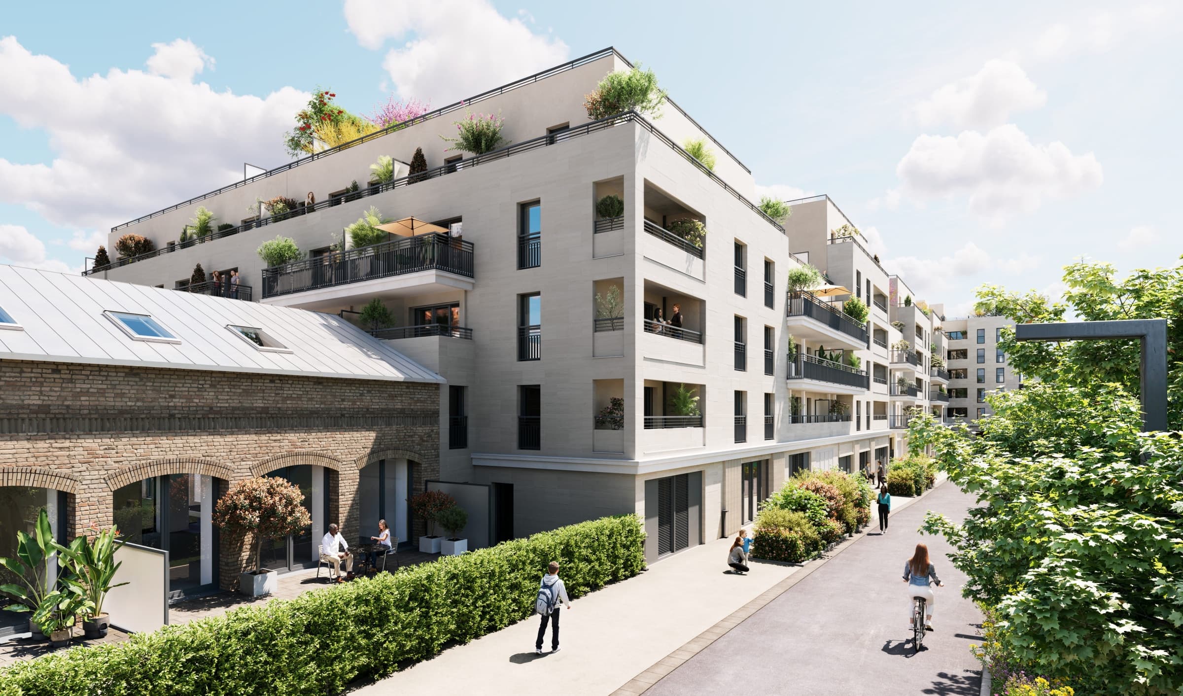 COUR PIVERT — programme immobilier neuf à Aubervilliers, photo 1