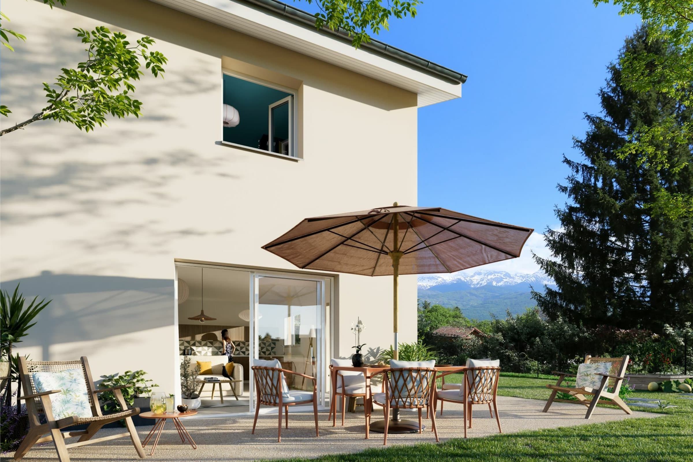 Les Azurés - Villas — programme immobilier neuf à Montbonnot-Saint-Martin, photo 2