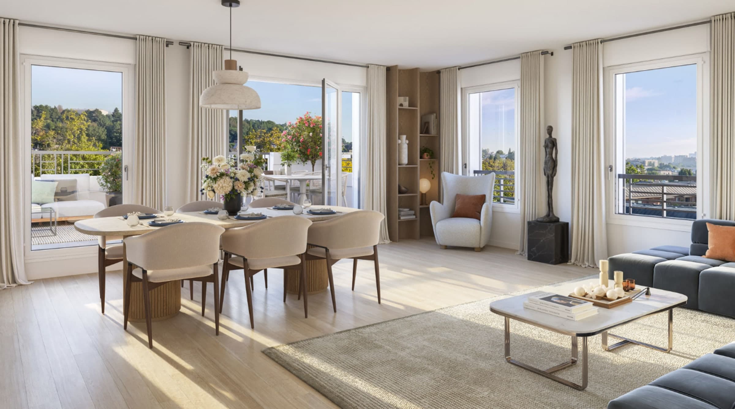 Les Jardins d'Althéa — programme immobilier neuf à Le Plessis-Robinson, photo 3