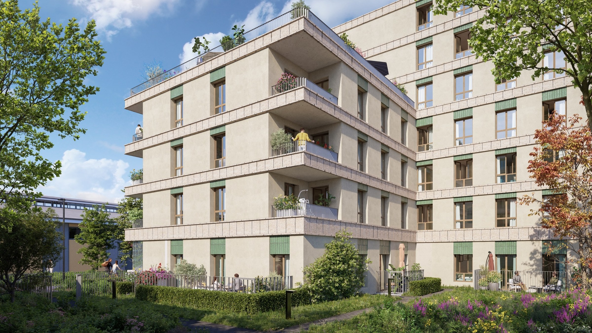 PASSERELLE DU CHEMIN VERT — Aubervilliers
